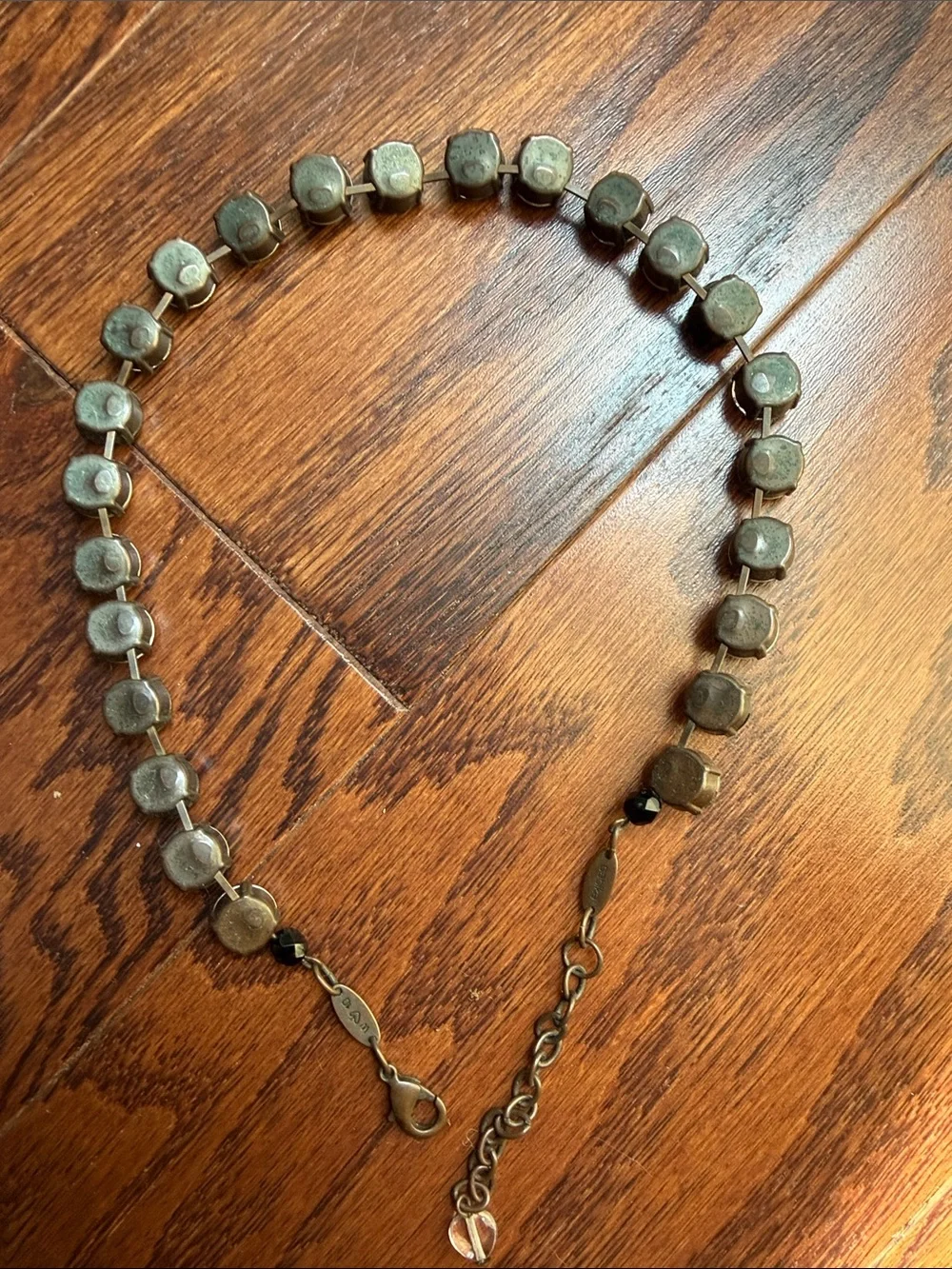 Sabika Iridescent Crystal & White Bead Statement Necklace